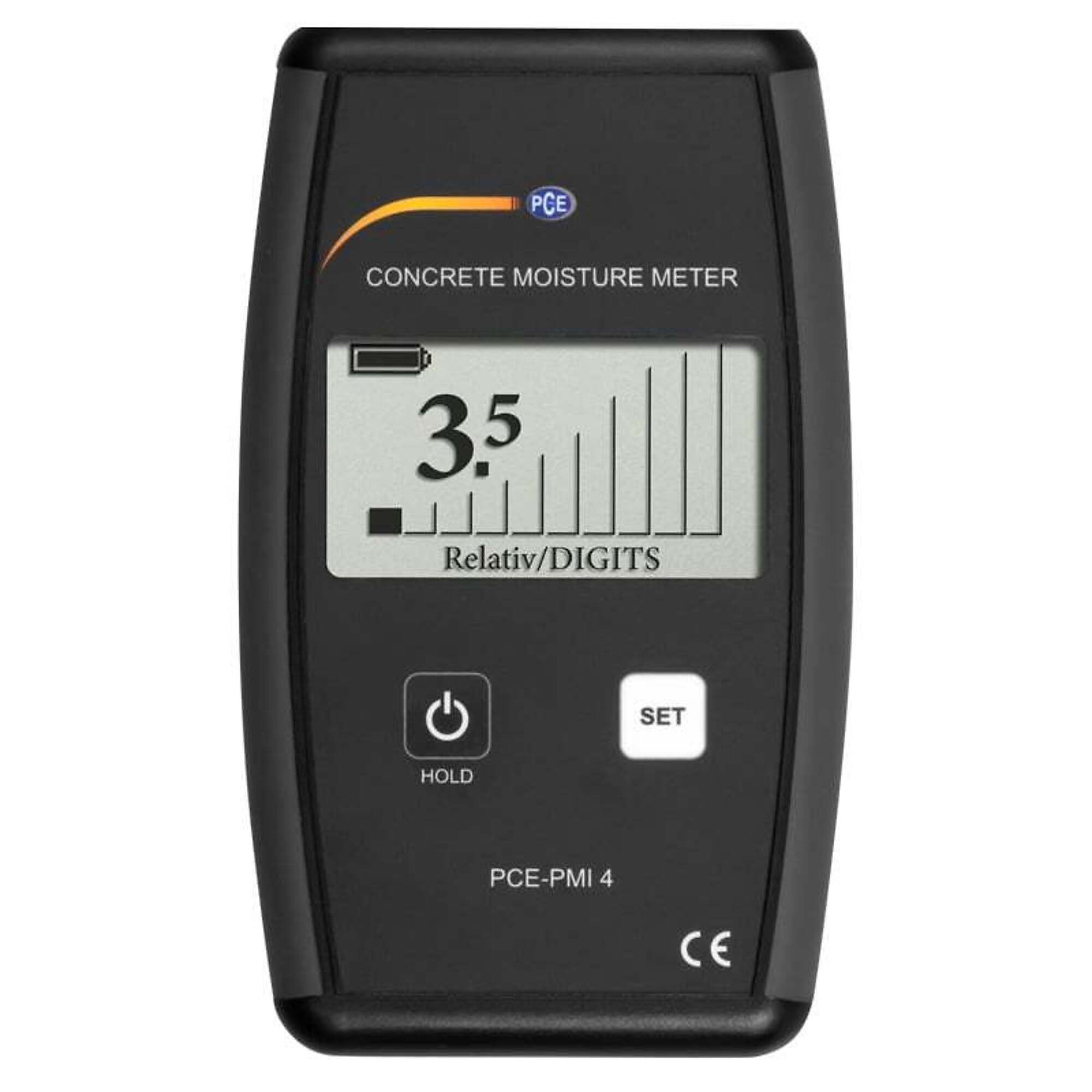 PCE Concrete Moisture Meter — Non-Destructive, Spring Electrodes, Model# PCE-PMI 4